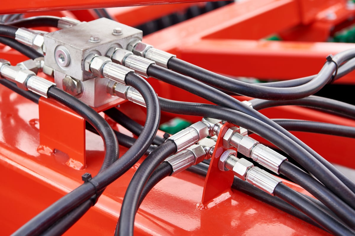 Hydraulic hoses of modern machine