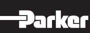 Parker logo in white text on dark background